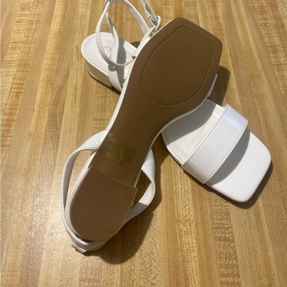 Shoe Land Melinda Womens Low Heel Open Toe Dress Sandal Ankle Strap NWOT 11 - Picture 8 of 8
